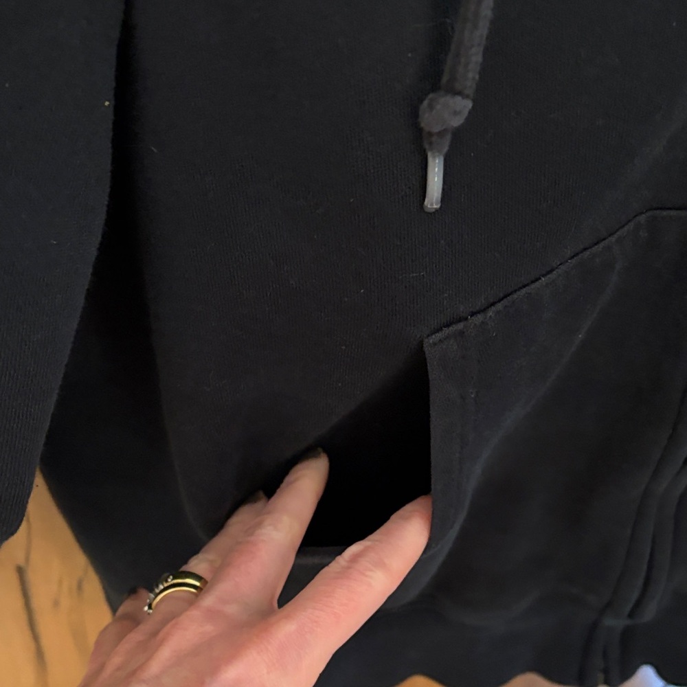 St.  John’s Jansport Black and Red Zip-Up Hoodie - Picture 4 of 4